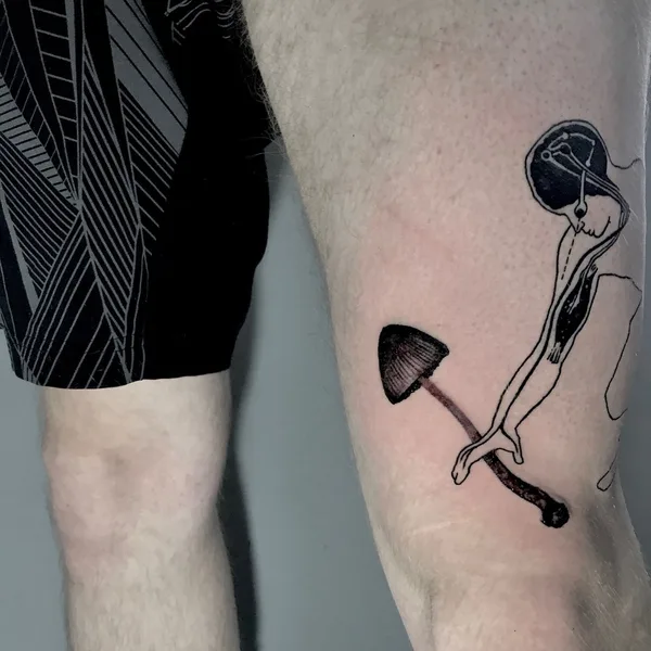 avant-garde tattoo by Евгений Пилягин in Saint Petersburg