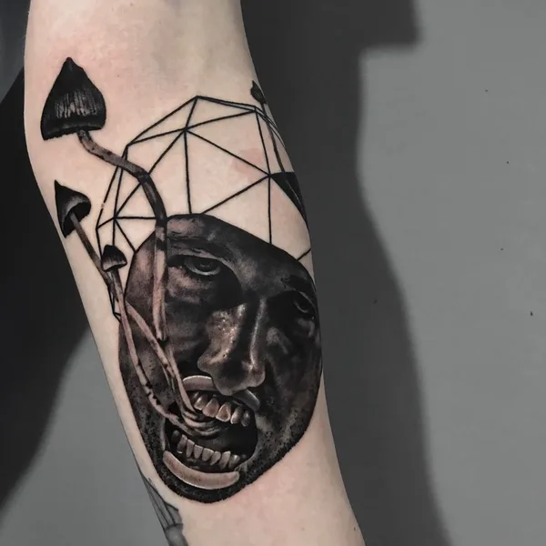avant-garde tattoo by Евгений Пилягин in Saint Petersburg