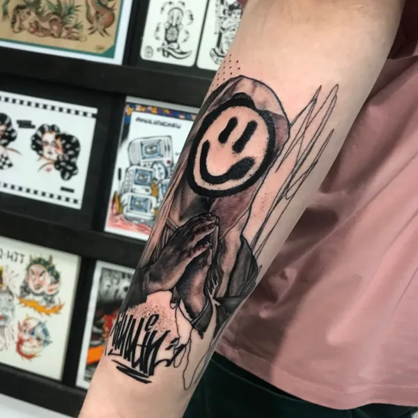 avant-garde tattoo by Евгений Пилягин in Saint Petersburg