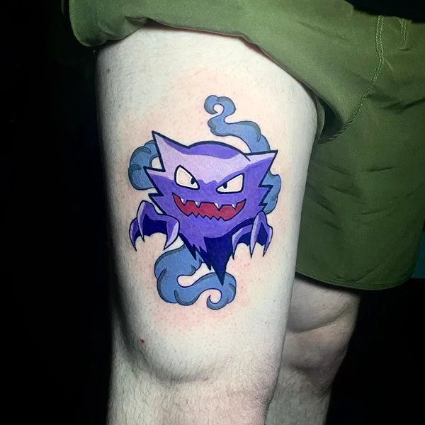 Illustrative tattoo by Cervena Fox in Las Vegas
