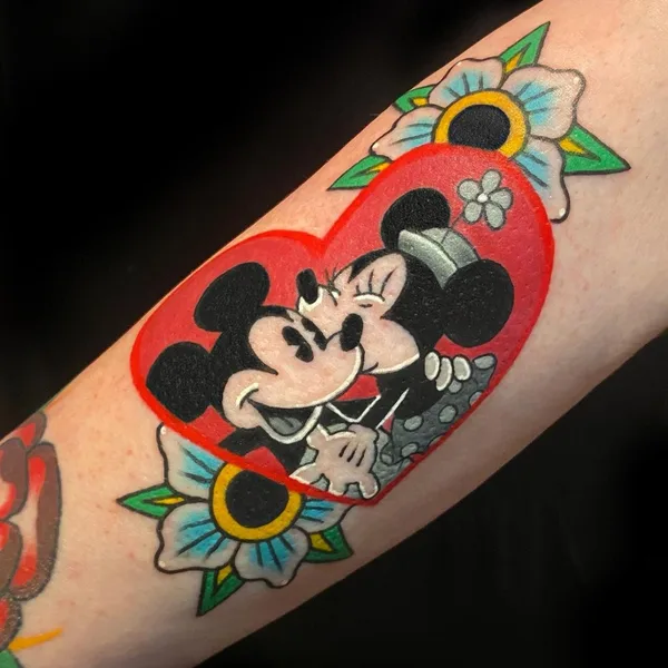 Illustrative tattoo by Cervena Fox in Las Vegas