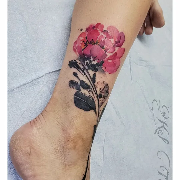 Feminine tattoo by Kel Tait in Corvallis