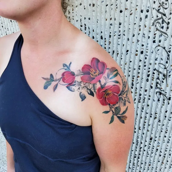 Feminine tattoo by Kel Tait in Corvallis