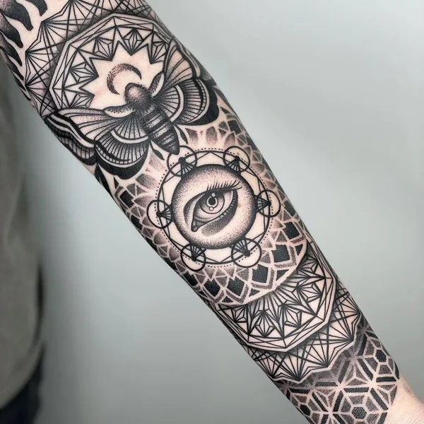 Ornamental tattoo by Suttoos in Dublin