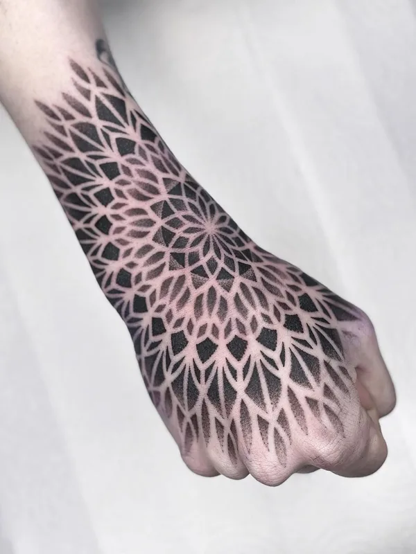 Ornamental tattoo by Suttoos in Dublin