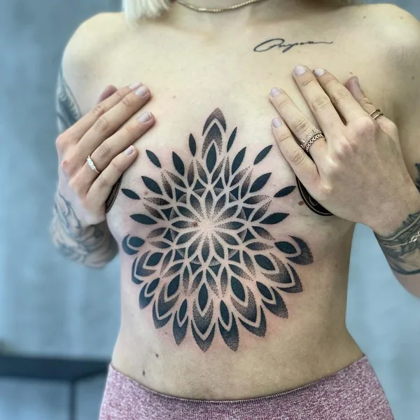 Ornamental tattoo by Suttoos in Dublin
