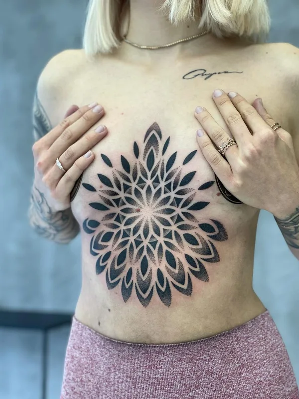 Ornamental tattoo by Suttoos in Dublin