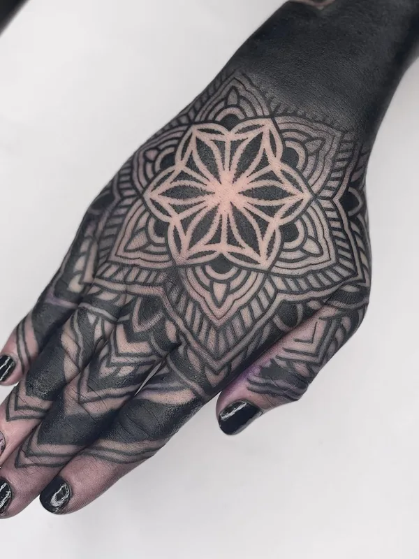 Ornamental tattoo by Suttoos in Dublin