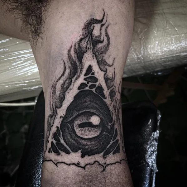engraving tattoo by Trockz in México