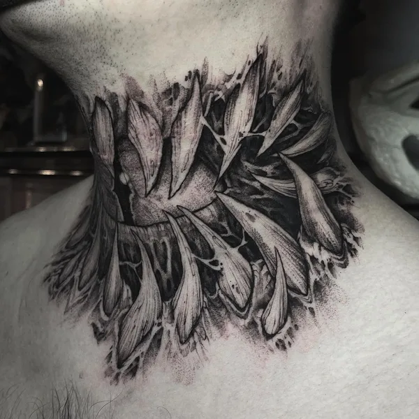 engraving tattoo by Trockz in México