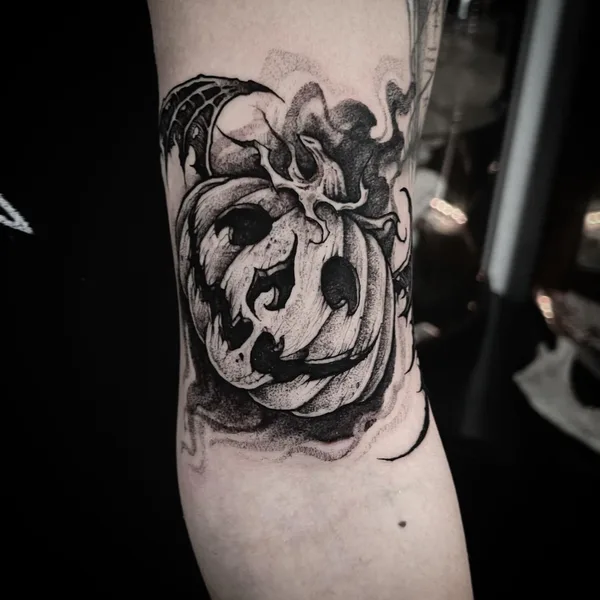 engraving tattoo by Trockz in México