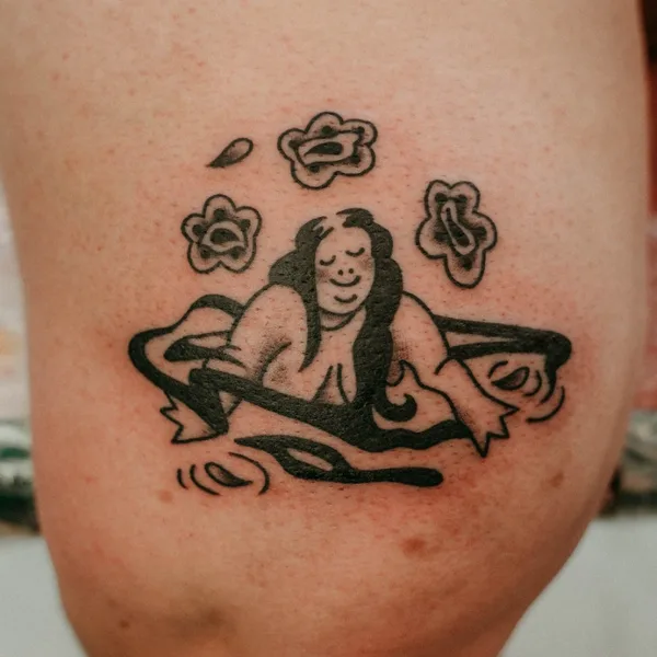 Abstract tattoo by Toni PNW in Vancouver