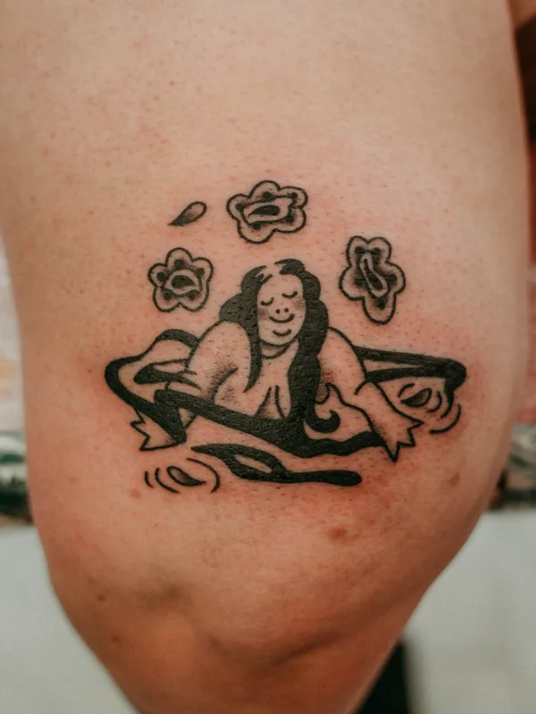 black blackwork Tatuaggio su upper arm #73188 | Tatuatore Toni PNW