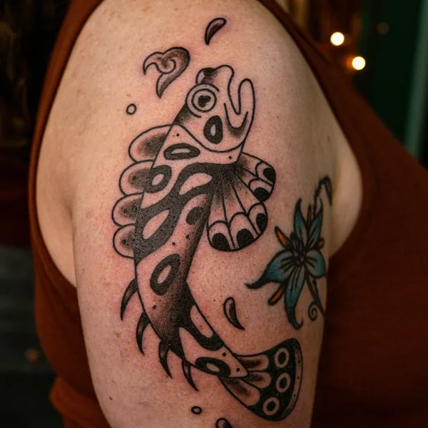 Abstract tattoo by Toni PNW in Vancouver