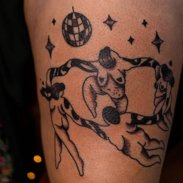 Abstract tattoo by Toni PNW in Vancouver
