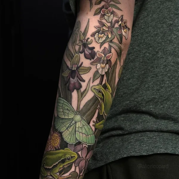 Авторская tattoo by Алиса Леопард in Москва