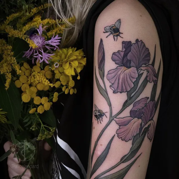 Авторская tattoo by Алиса Леопард in Москва