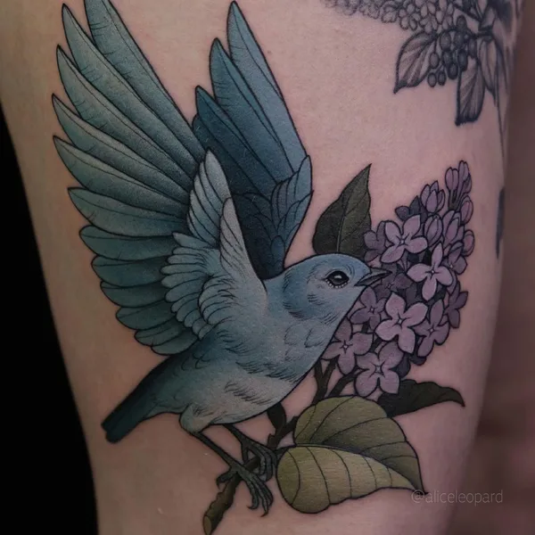 Авторская tattoo by Алиса Леопард in Москва