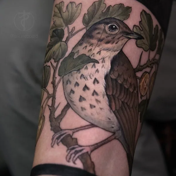 Авторская tattoo by Алиса Леопард in Москва