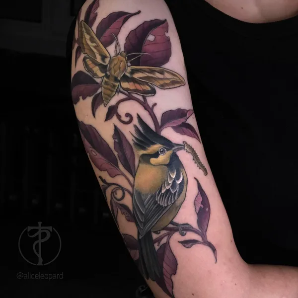 Авторская tattoo by Алиса Леопард in Москва