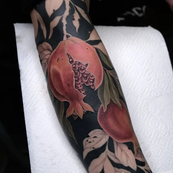 Авторская tattoo by Алиса Леопард in Москва
