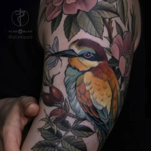 Авторская tattoo by Алиса Леопард in Москва