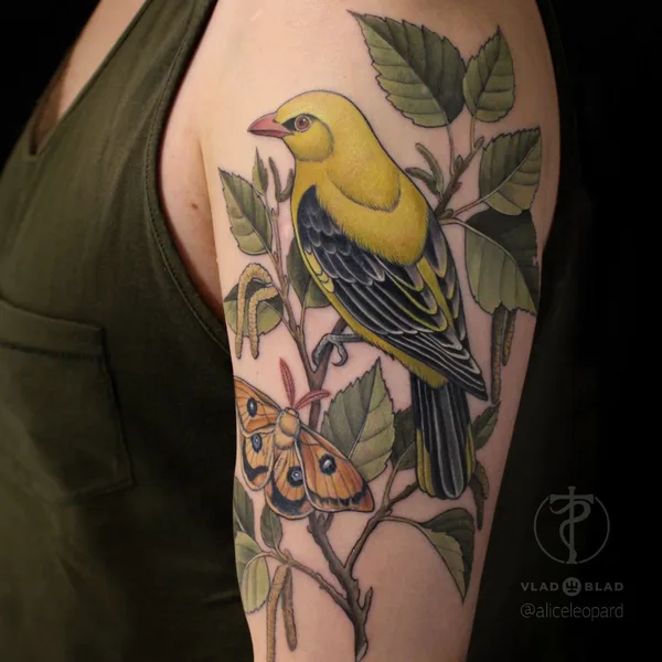 Авторская tattoo by Алиса Леопард in Москва
