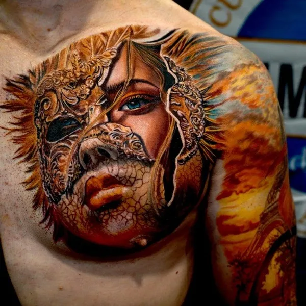 Realism tattoo by Victor Garcia in Hialeah