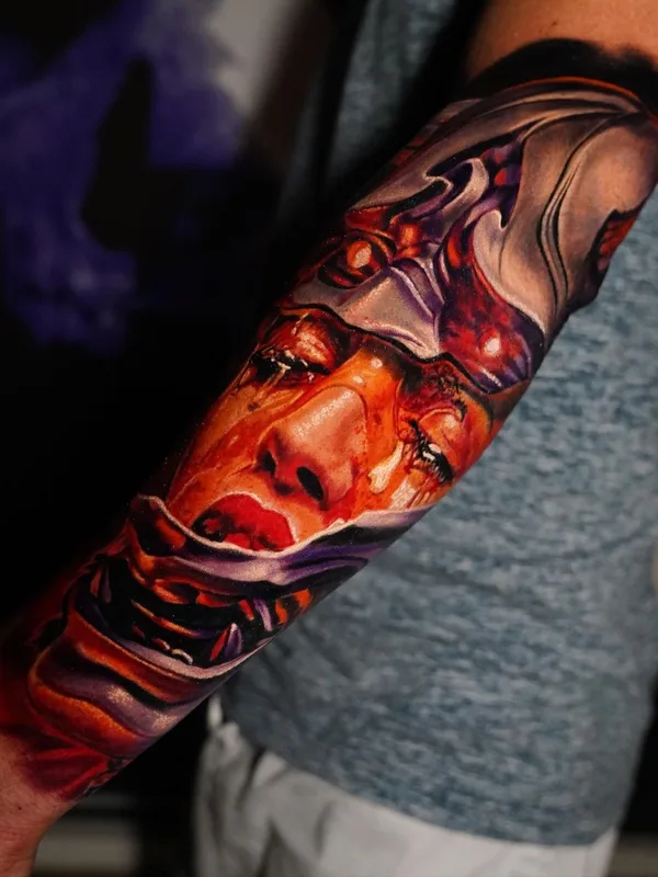 color realism Tatuaggio su forearm #42621 | Tatuatore Victor Garcia
