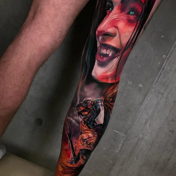 Realism tattoo by Kätlin Malm in Tallinn