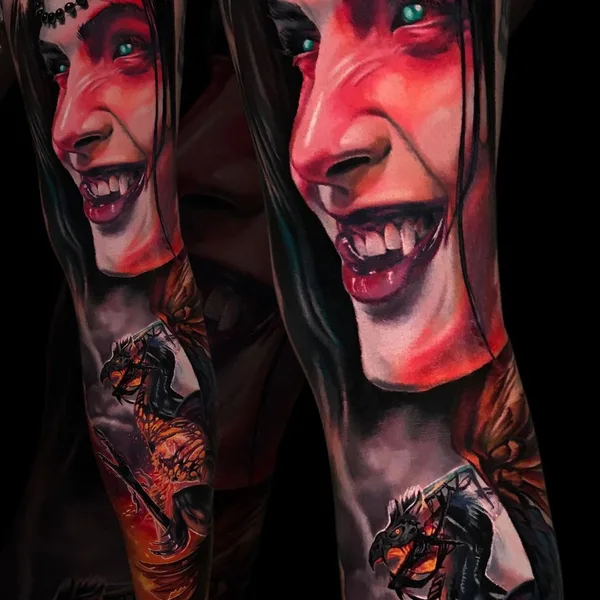 Realism tattoo by Kätlin Malm in Tallinn