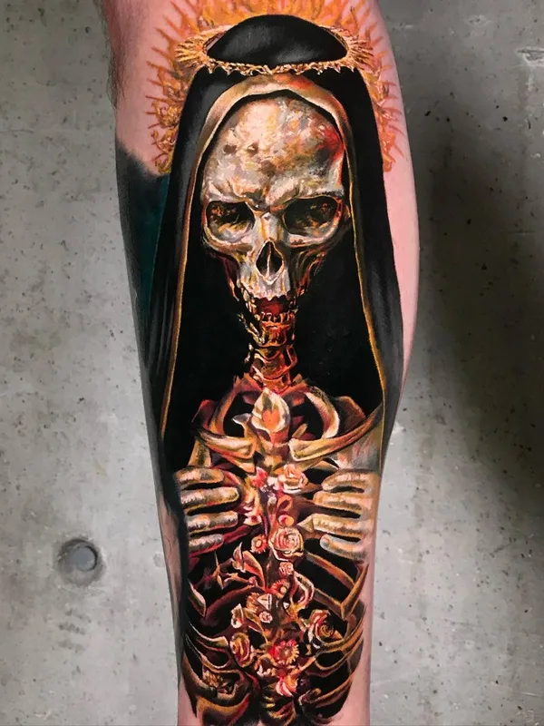 color realism Tatuaggio su calf #59351 | Tatuatore Kätlin Malm