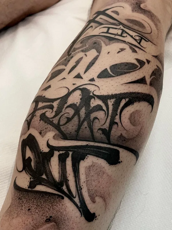 black blackwork Tatuagem em forearm #59376 | Tatuador Dustin | DESUR
