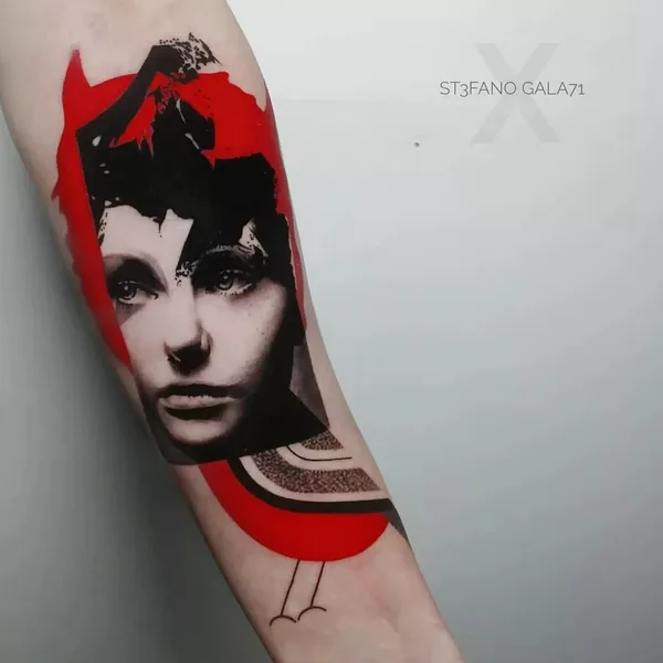 Трэш Полька tattoo by Stefano Galati in Voghera