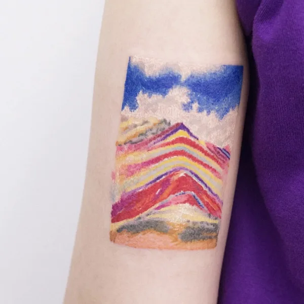 Illustrative tattoo by @dareumtattoo in Seoul