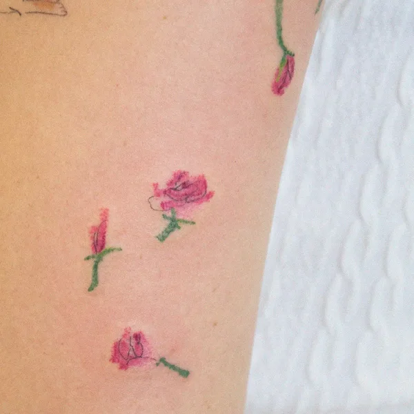 Illustrative tattoo by @dareumtattoo in Seoul