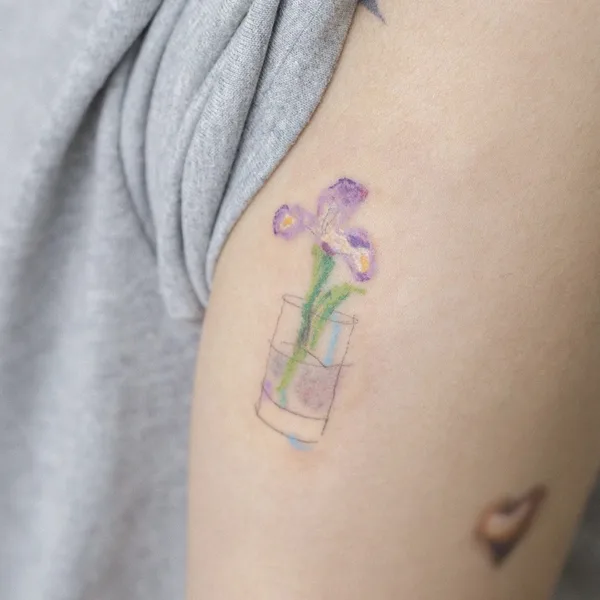 Illustrative tattoo by @dareumtattoo in Seoul