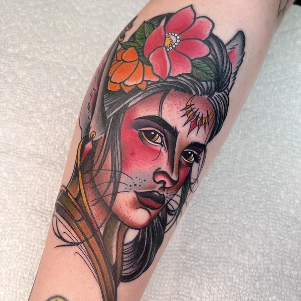 Traditional tattoo by Massimiliano Pennella / @PennyBoy in Milano