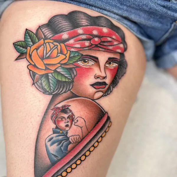 Traditional tattoo by Massimiliano Pennella / @PennyBoy in Milano