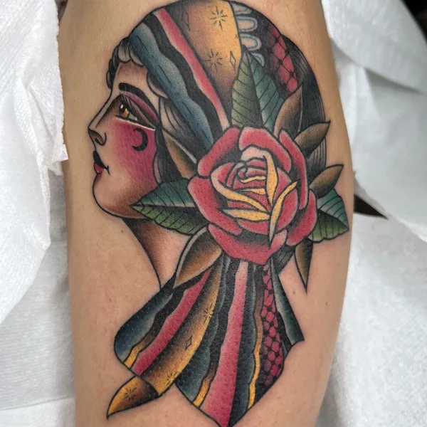 Traditional tattoo by Massimiliano Pennella / @PennyBoy in Milano