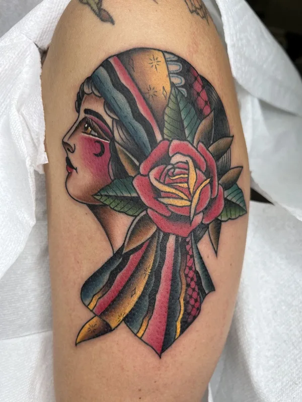 color neo traditional tattoo on upper arm #74159 | Tattoo Artist Massimiliano Pennella / @PennyBoy