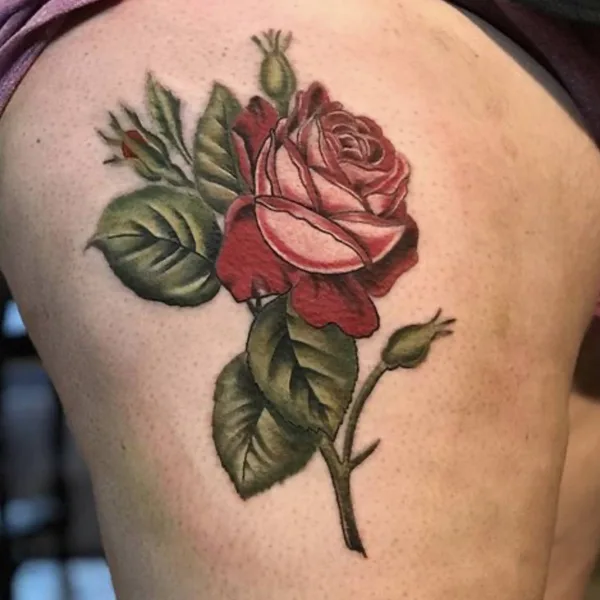 Ornamental tattoo by Tara Morgan in Groton
