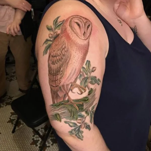 Ornamental tattoo by Tara Morgan in Groton