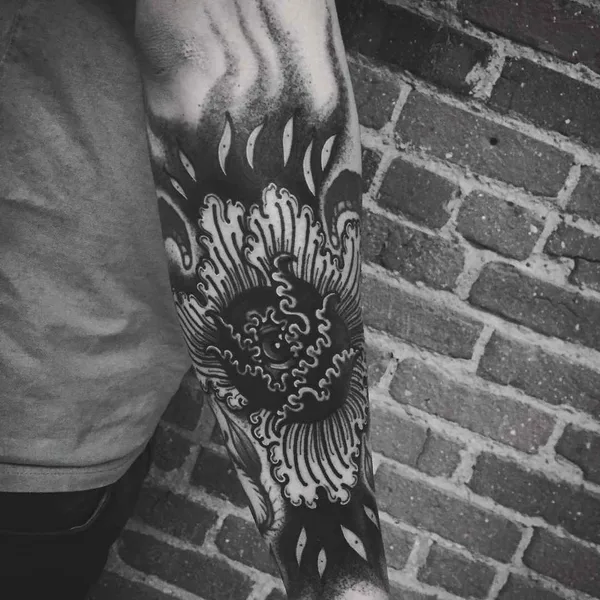 Surrealism tattoo by Laura Yahna