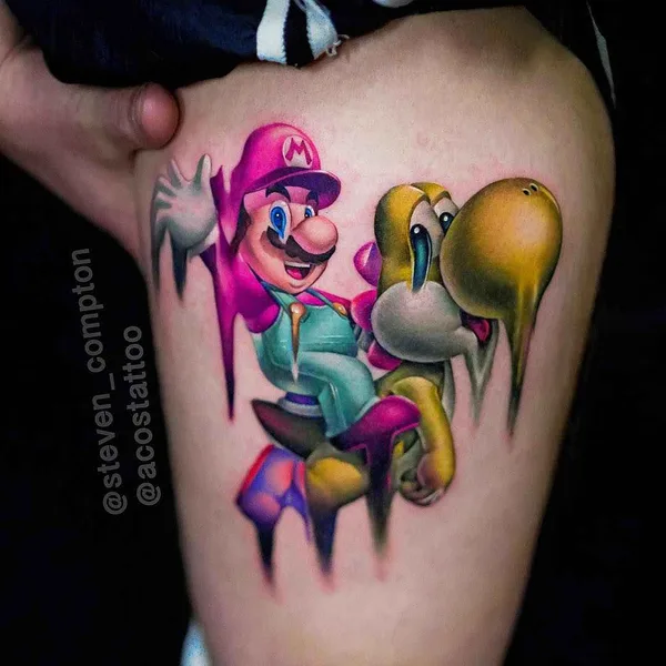 Author's Style tattoo by Steven Compton in Houston