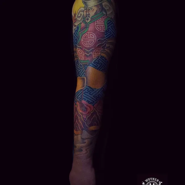 Traditional tattoo by Yideer