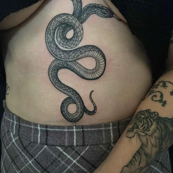 Traditional tattoo by Richard Warnock in Auckland