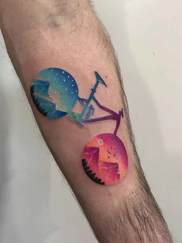 color illustrative татуировка на forearm #17281 | Тату мастер Daria Stahp