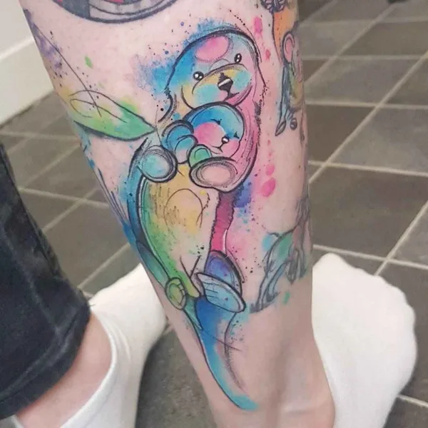 Abstract tattoo by Josie Sexton