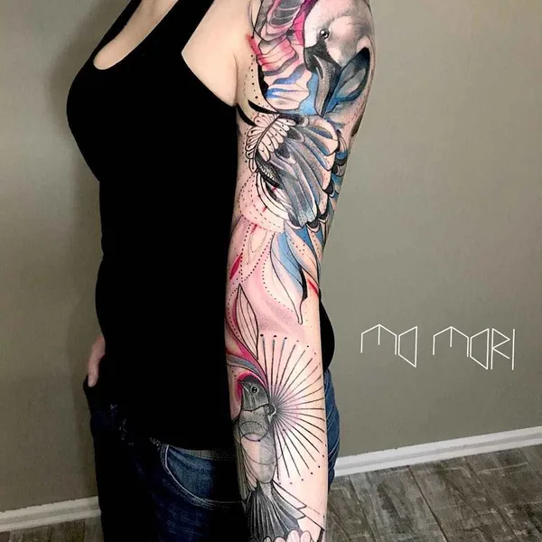 Author's Style tattoo by Mo Mori in Berlin